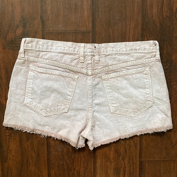 Current Elliot Pale Dusty Pink Cutoff Denim Shorts - Picture 3 of 3